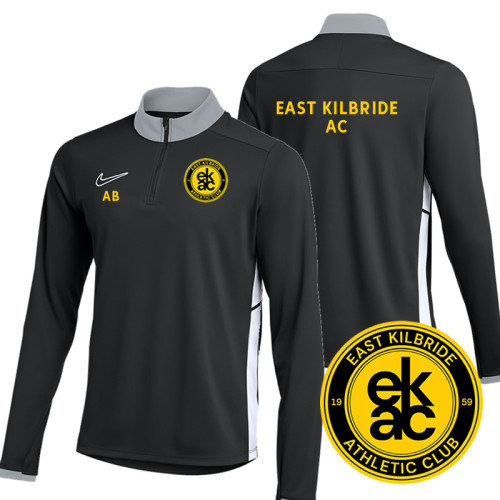 East Kilbride AC - Black 1/4 Zip