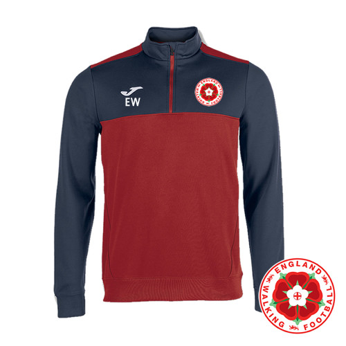 England Walking Football 1/4 Zip Sweatshirt