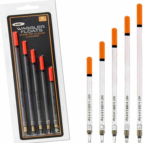 NGT Loaded Waggler Floats (Pack of 5)