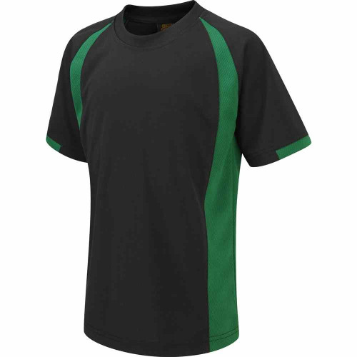 Falcon Active+ T-Shirt Black/Emerald 32-34"