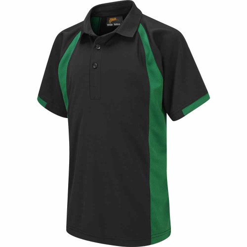 Falcon Active+ Polo Black/Emerald 42-44"
