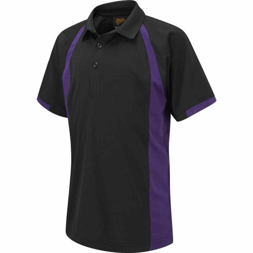 Falcon Active+ Polo Black/Purple 32-34"