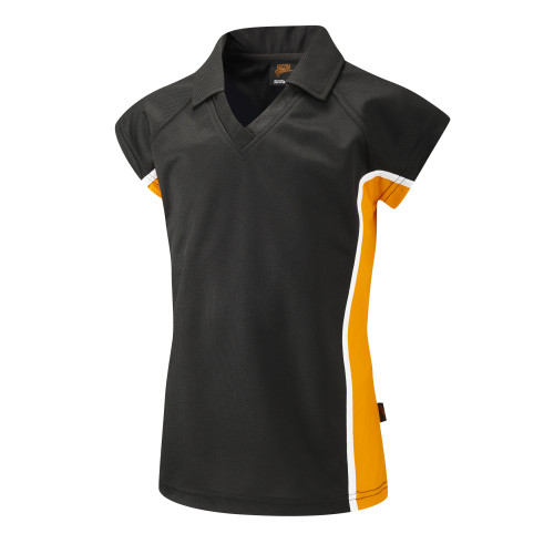 Falcon Spirit Womens Top Black/Amber/White 46-48"