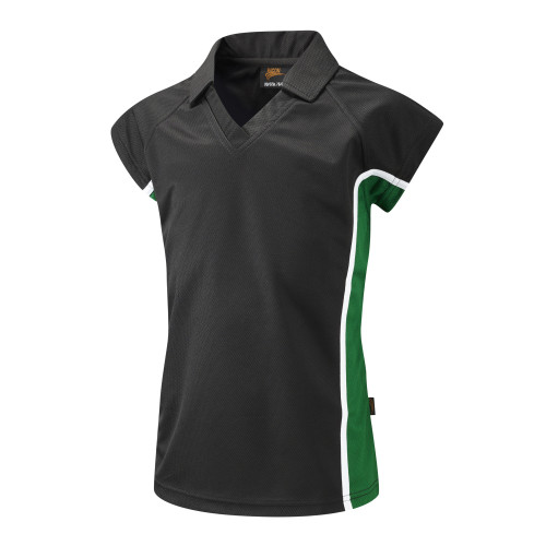 Falcon Spirit Womens Top Black/Emerald/White 26-28