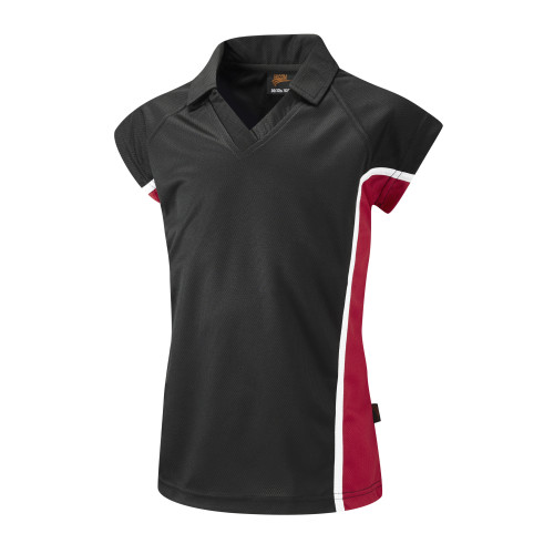 Falcon Spirit Womens Top Black/Scarlet/White 46-48