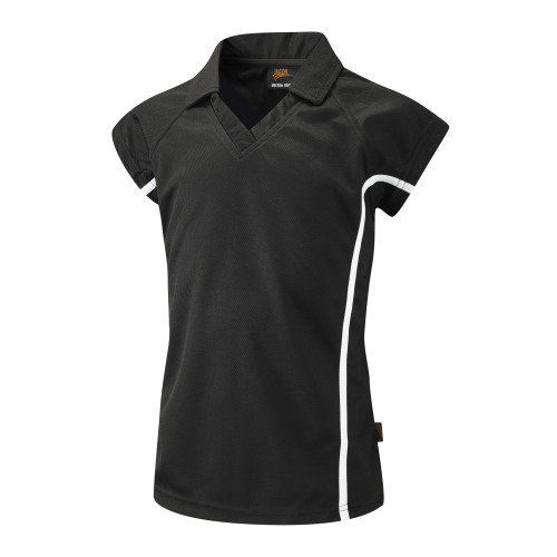 Falcon Spirit Womens Top Black/Black/White 30-32"