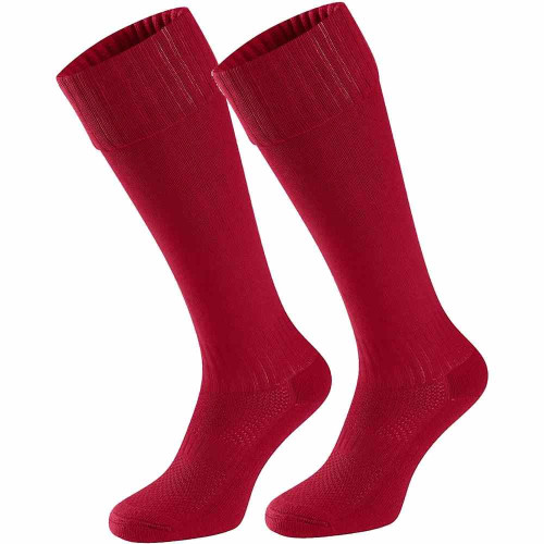 Falcon Plain Socks Scarlet S (9-12)