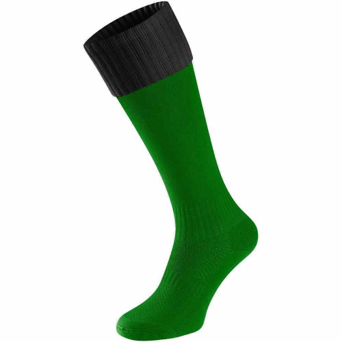 Falcon Contrast Socks Emerald/Black L (6-12)