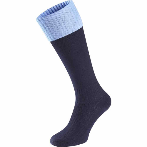 Falcon Contrast Socks Navy/Sky M (1-5&Acirc;&frac12;)