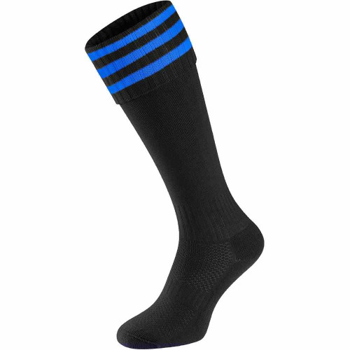 Falcon 3 Stripe Socks Black/Azure M (1-5&Acirc;&frac12;)