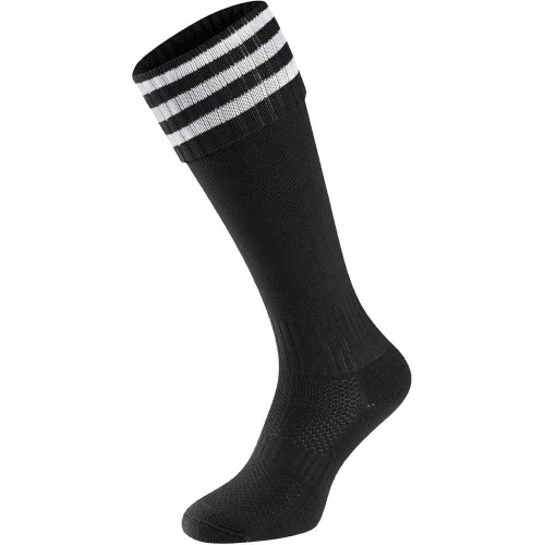 Falcon 3 Stripe Socks Black/White L (6-12)