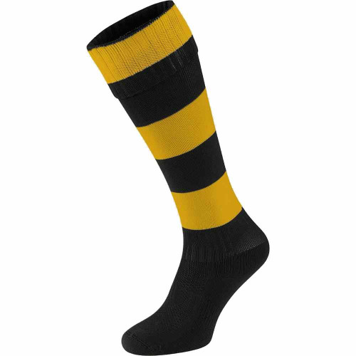 Falcon Striped Socks Black/Amber L (6-12)