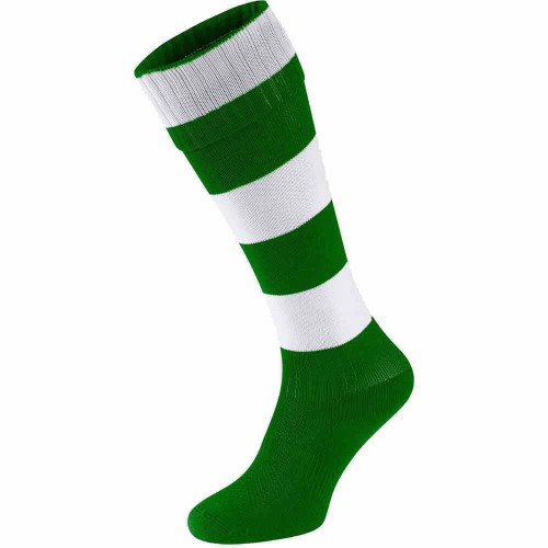 Falcon Striped Socks Emerald/White M (1-5&Acirc;&frac12;)