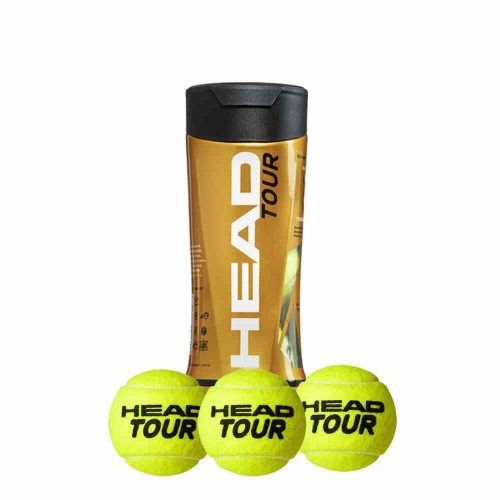 Head Tour Tennis Balls - Tube of 3