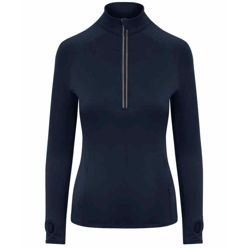 AWDis Womens Cool Flex Long Half-Zip Top