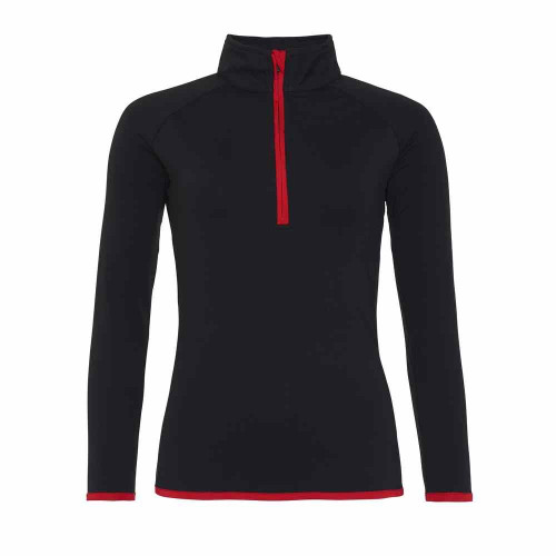 AWDis Womens Cool 1/4 Zip Sweatshirt