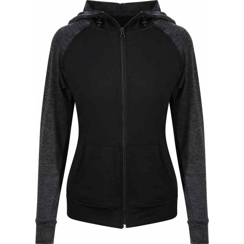 AWDis Womens Cool Contrast Zoodie