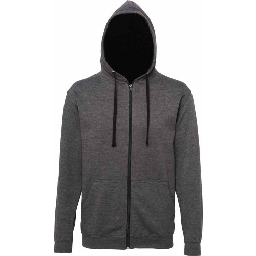 AWDis Varsity Zip Up Hoodie