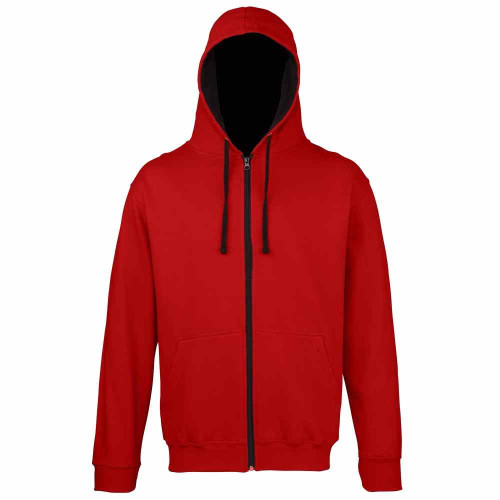AWDis Varsity Zip Up Hoodie