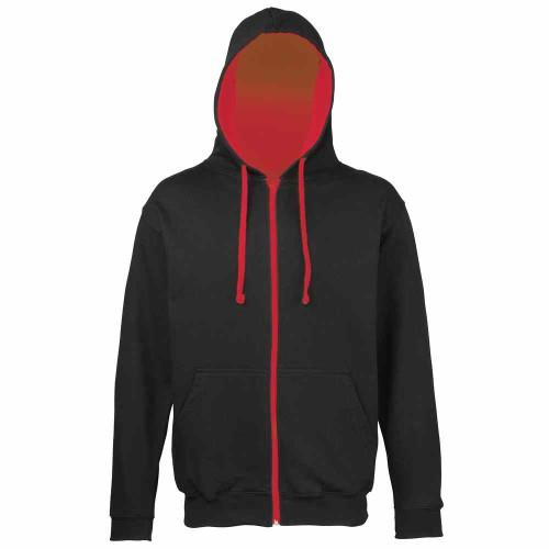 AWDis Varsity Zip Up Hoodie