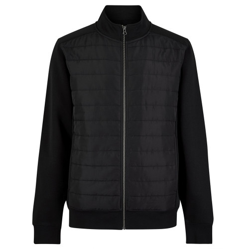 Kustom Kit Regular Fit Quilted Full-Zip Sweatshirt