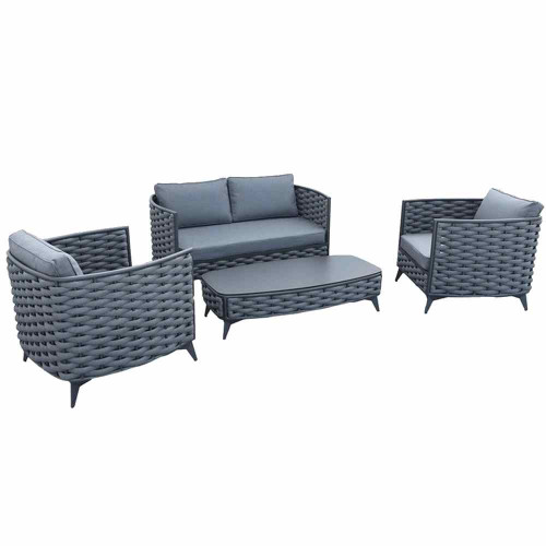 SAC Deluxe Rope Weave Patio Set