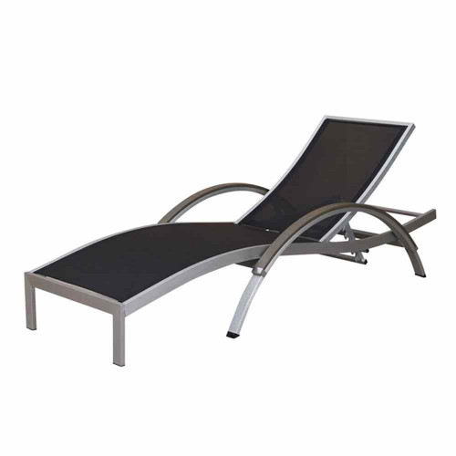 SAC Deluxe Brushed Nickel Sun Lounger