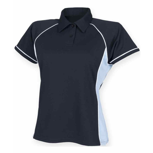 Finden & Hales Womens Piped Performance Polo