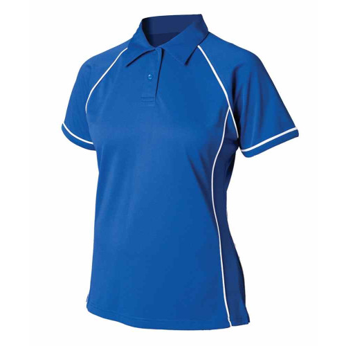 Finden & Hales Womens Piped Performance Polo
