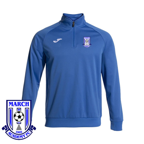 March Academy 1/4 Zip Poly Top