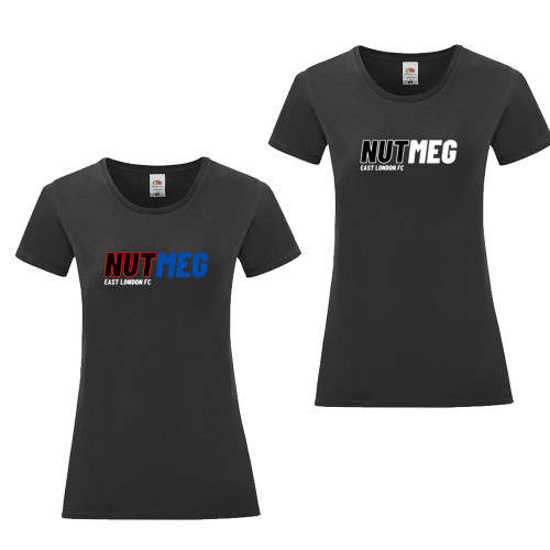 Nutmeg East Womens Iconic Tee (Black)