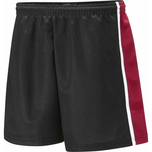 Falcon Spirit Panelled Short Black/Scar/Wht 24-26