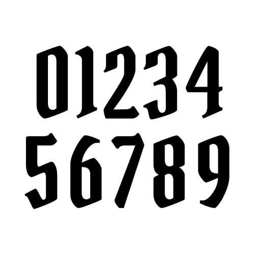 3Q Printed Squad Number (20mm) - Pirate