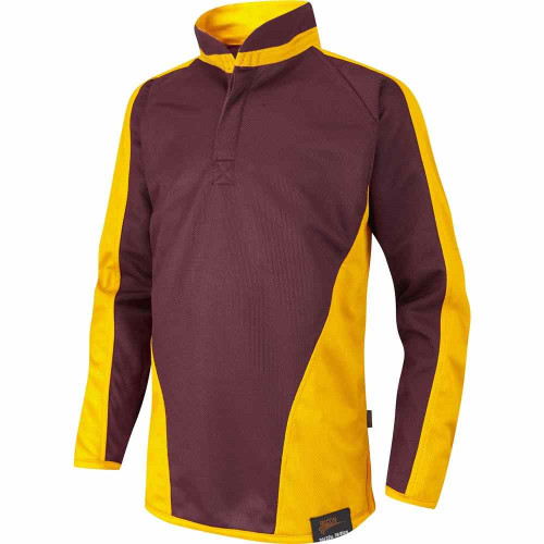 Falcon Spirit Reversible Sports Top Maroon/Amber 30-32"