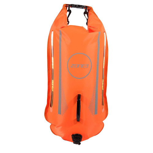 Zone3 2 LED Light Backpack Swim Safety Buoy/Dry Bag (28L)
