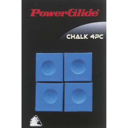 Powerglide Snooker Chalk (4 Pack)