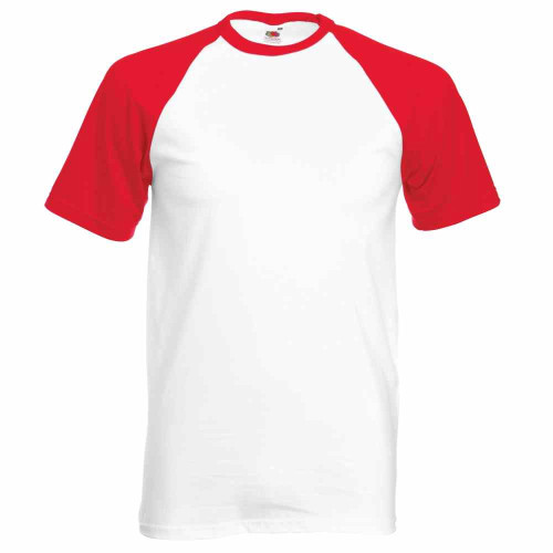 Fruit Of The Loom Short Sleeve Baseball T