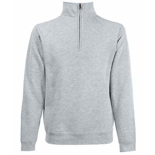 Fruit of the Loom Classic 80/20 Zip Neck Sweatshirt