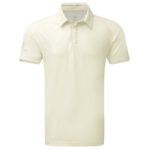 Surridge Ergo Short Sleeve Cricket Shirt-Ivory/White-Large