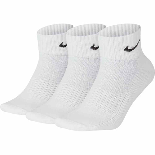Nike Cushion Ankle Socks - White/Black - S