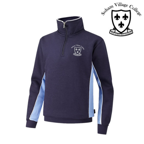 Soham Village College 1/4 Zip Top