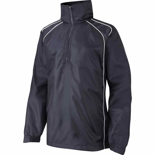 Falcon Panelled Rain Jacket Navy/Navy/White 22-24"