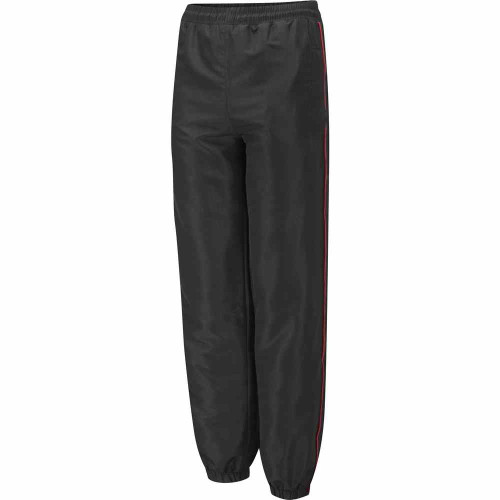 Falcon Performance Piped Trouser Black/Scarlet 28-30"