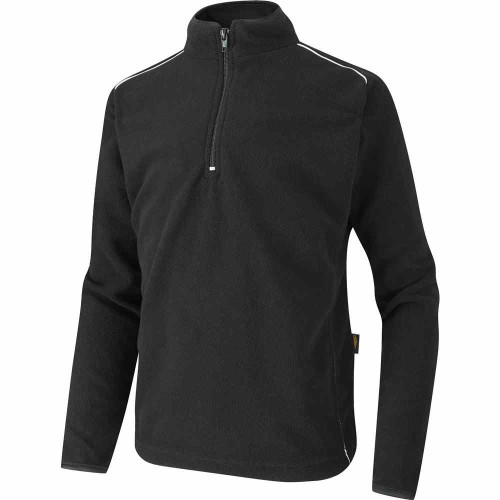 Falcon Fleece 1/4 Zip Top Black/White 30-32"