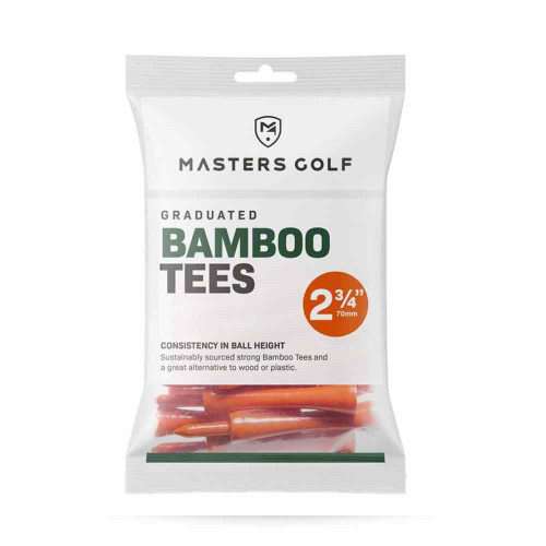 Masters Bamboo Graduated Tees (Bag of 20)