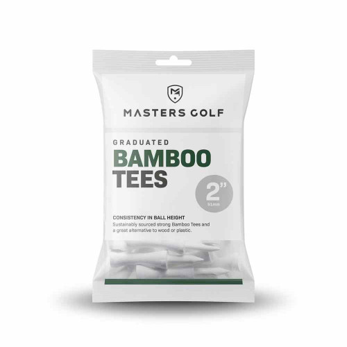 Masters Bamboo Graduated Tees (Bag of 20)