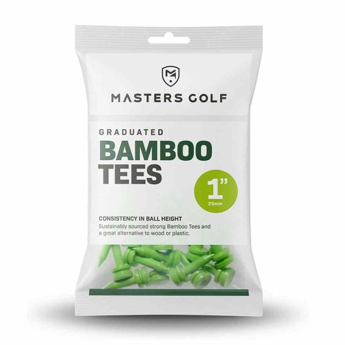Masters Bamboo Graduated Tees (Bag of 25)