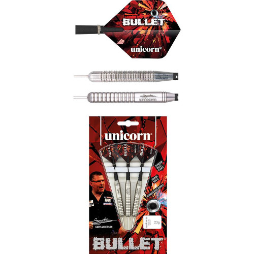 Unicorn Gary Anderson Bullet Stainless Steel Darts
