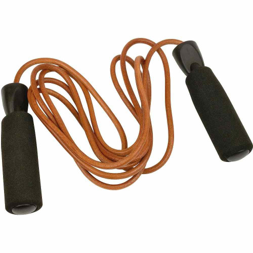 Urban Fitness 2.7m Leather Jump Rope