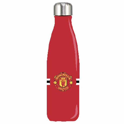 Team Merchandise Core Stripe Chill Bottle (Man Utd)